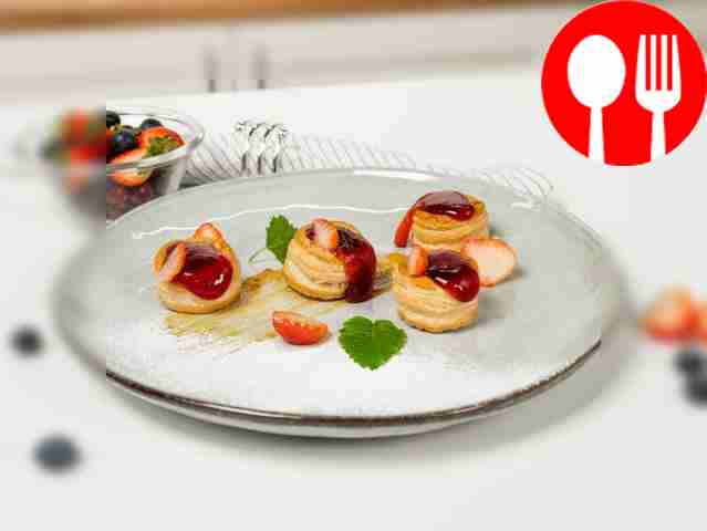 Волованы из бездрожжевого слоеного теста