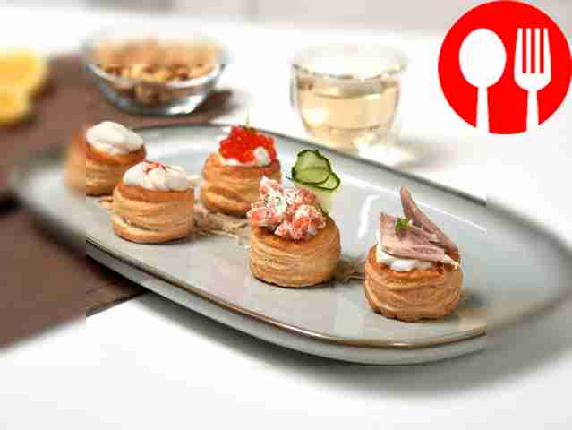 Волованы из слоеного теста рецепты