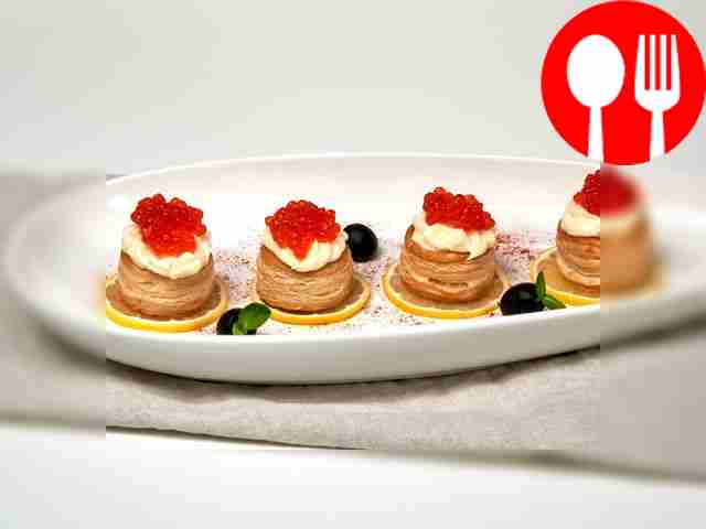 Волованы из слоеного теста