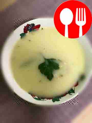 Сырный суп с курицей