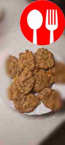 Бананово-льняное печенье