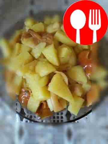 Жареная картошечка с маринованными грибами