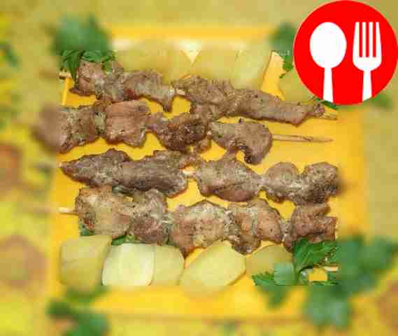 Шашлычки из свинины в духовке