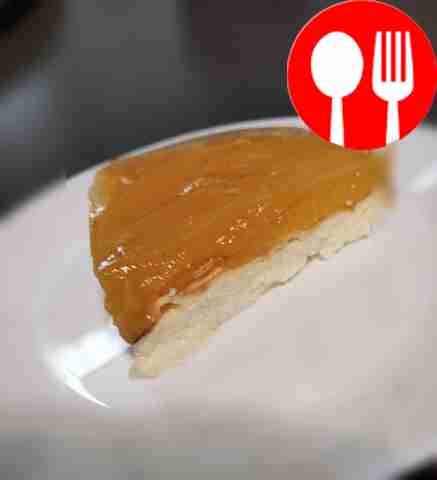 Лёгкий персиковый чизкейк