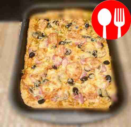 Домашняя пицца на кефире