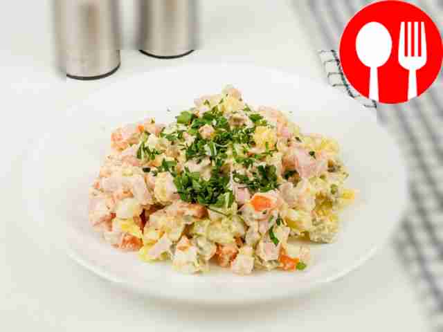 Зимний оливье