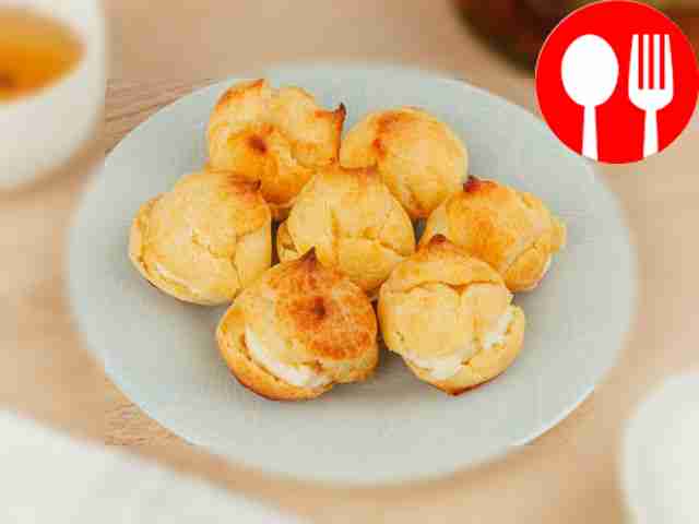 Профитроли с кремом маскарпоне