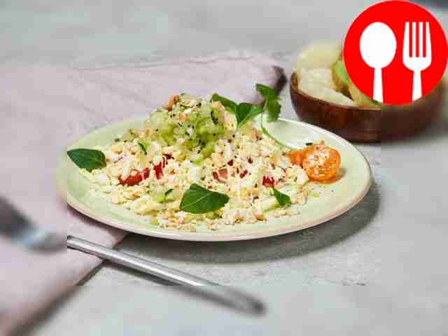 Салат «Изумрудная россыпь» пошагово