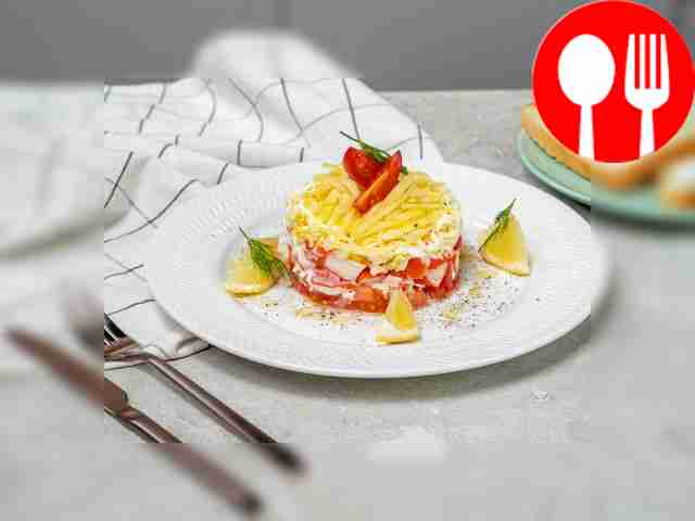 Торт-салат простой