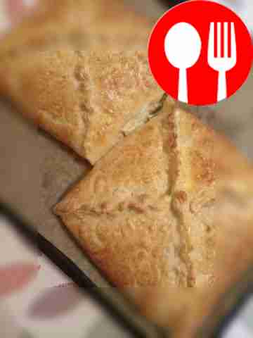 Ленивые хачапури из слоеного теста