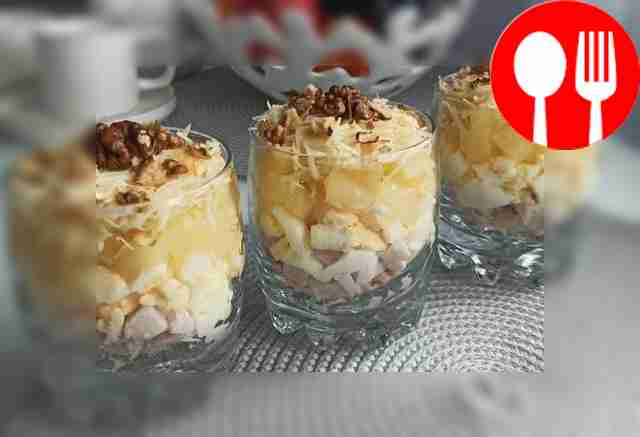 Салат «Дамский» порционный