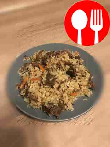 Вкусный плов с говядиной