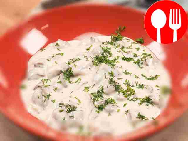 Куриные сердечки в сливочном соусе