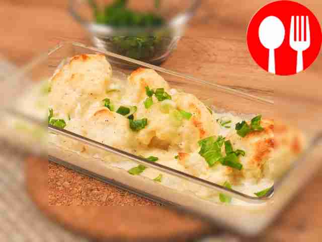 Цветная капуста в сливочном соусе