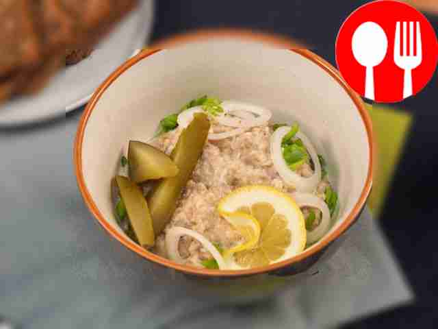 Форшмак с яблоком