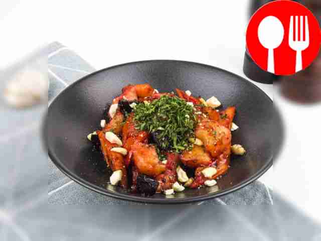 Салат из запеченных овощей