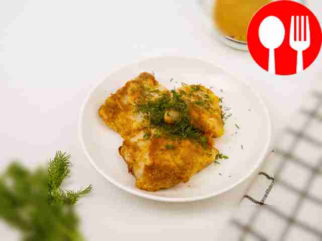 Жареный хек