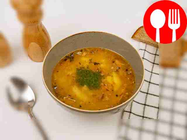 Суп из консервированной сайры