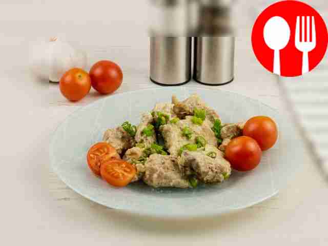 Свинина в майонезе