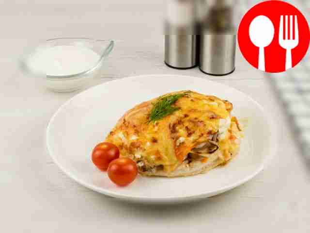 Курица с корейской морковью