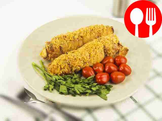 Курица в беконе с обсыпкой