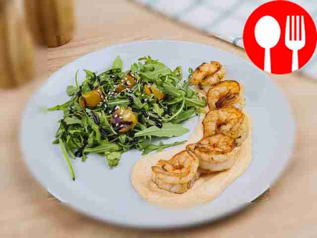 Чесночные креветки