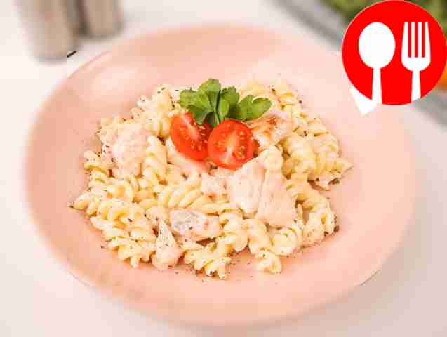 Сливочная паста с семгой