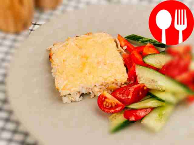 Воздушная рисовая запеканка