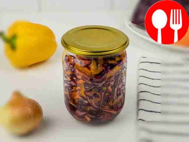 Салат витаминный на зиму в банках