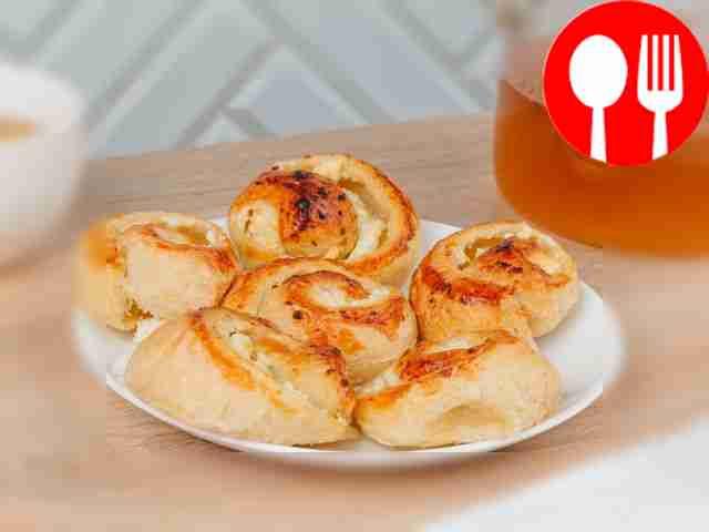 Слойка с кремом