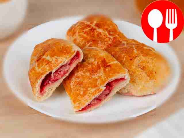 Слойки готовы к подаче — приятного аппетита!