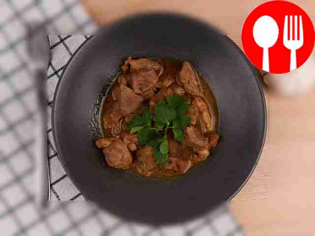 Баранина тушеная