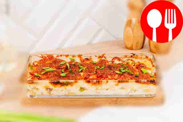 Запеканка из картофеля с сосисками