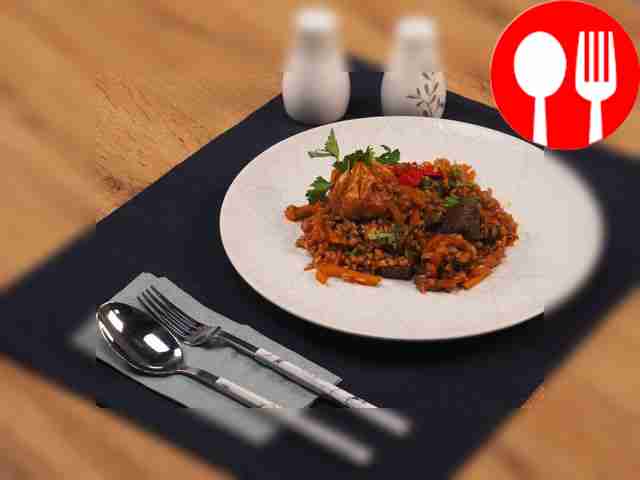 Плов из перловки