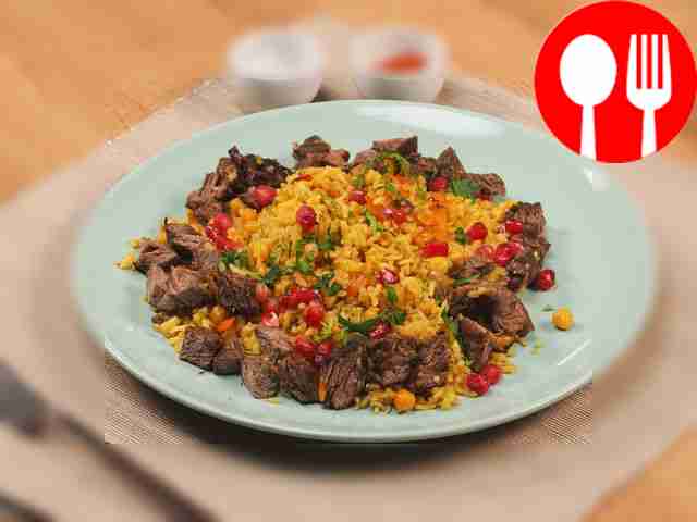 Плов с нутом