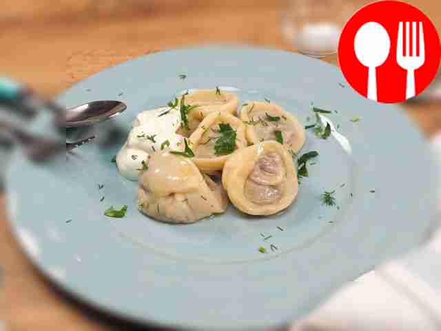 Пельмени с капустой