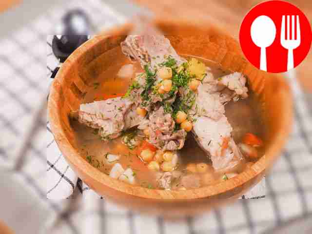 Шурпа с нутом