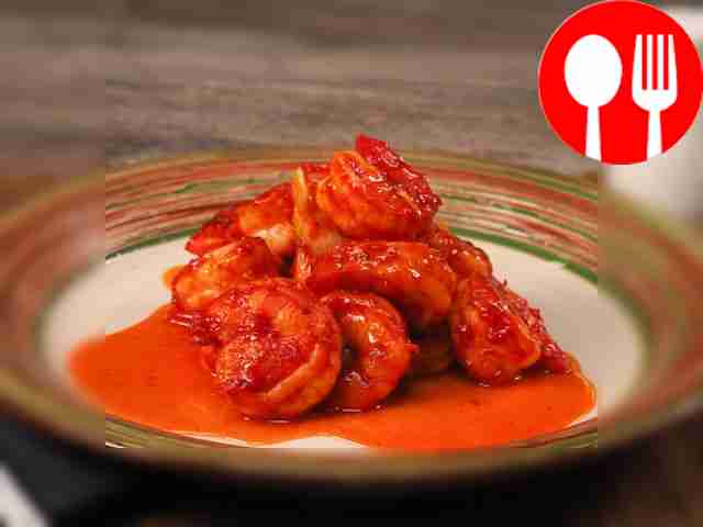 Креветки в медовом соусе