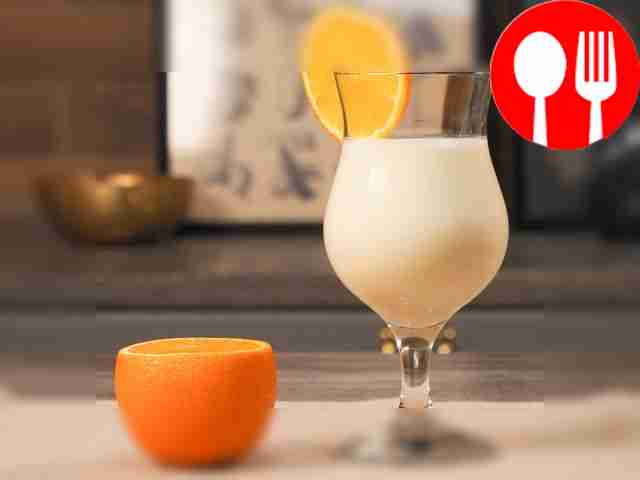 Молочный коктейль с апельсином