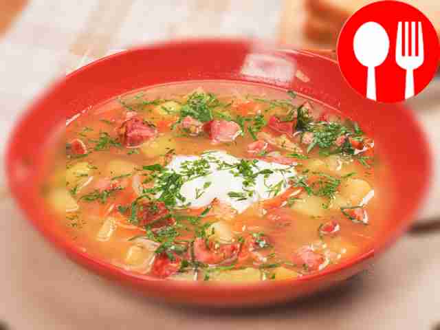 Суп с ребрышками