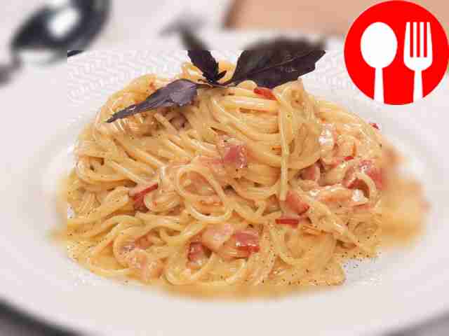 Карбонара с беконом