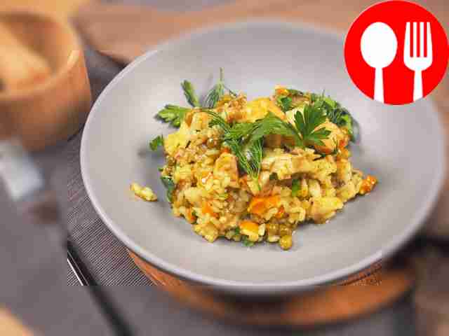 Паэлья с рыбой