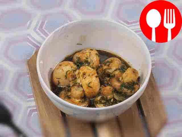 Шампиньоны, маринованные в соевом соусе