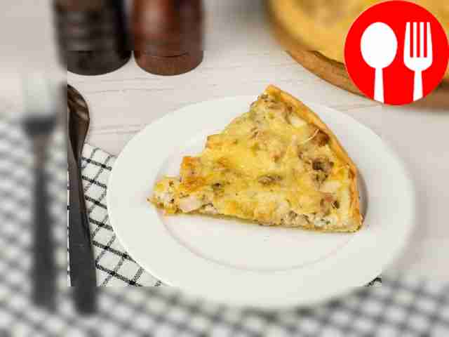 Киш с курицей и грибами