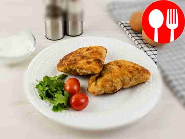 Бризоль с грибами и луком