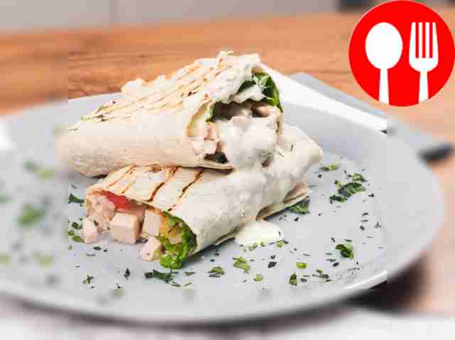 Шаурма с копченой курицей