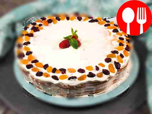 Торт со сливками