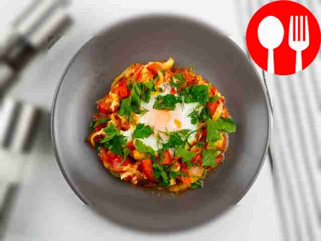 Простая домашняя шакшука