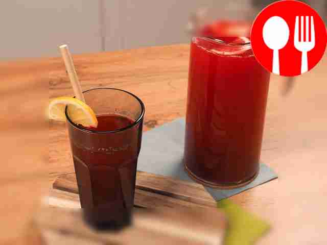 Морс из клюквы и брусники