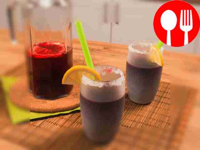 Морс из черноплодной рябины